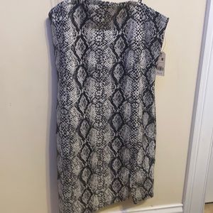 garage mini snake skin dress